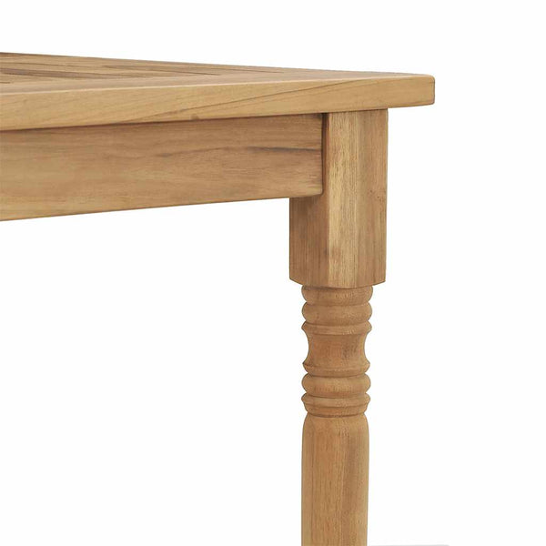 Massivholz Teak Gartentisch 200x100 cm