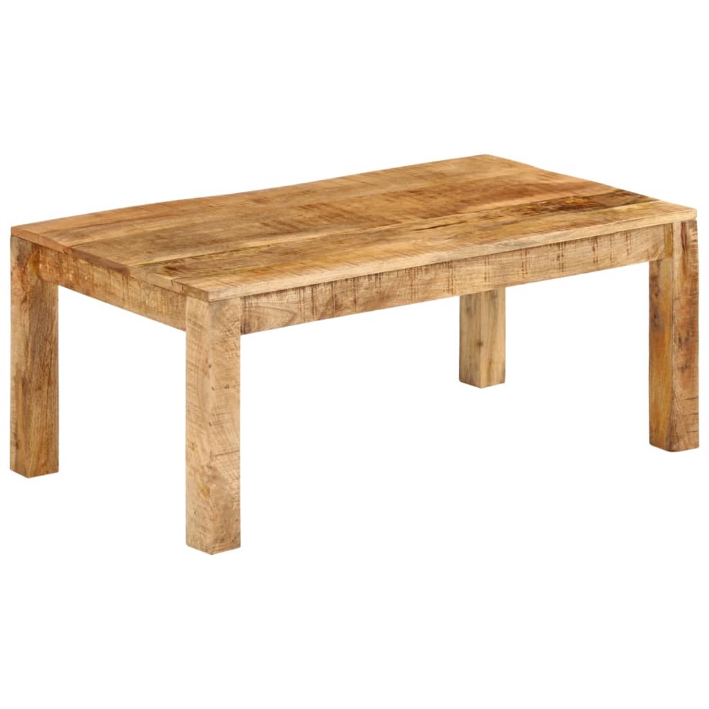 vidaXL Table basse 100x55x40 cm en bois de manguier massif
