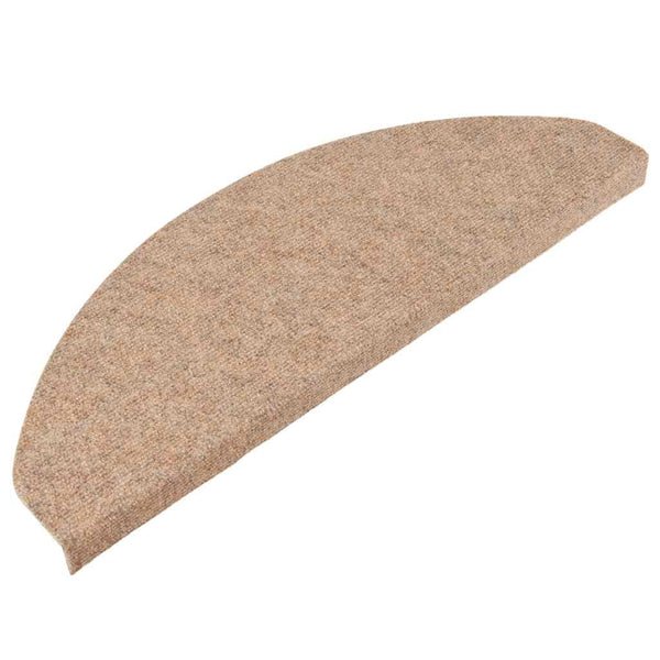 Selbstklebende Stufenmatten Beige, 10er Set