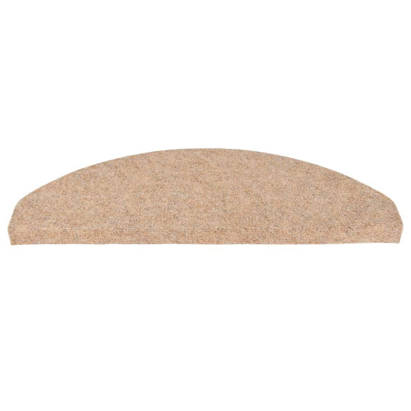 Selbstklebende Stufenmatten Beige, 10er Set