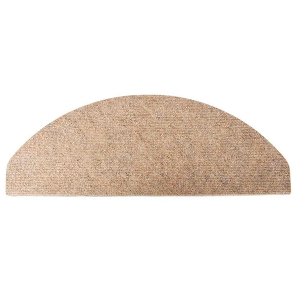 Selbstklebende Stufenmatten Beige, 10er Set