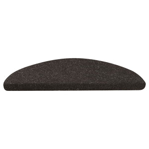 Selbstklebende Stufenmatten, 10er Set, Schwarz 56x17 cm