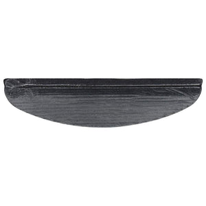 Selbstklebende Stufenmatten, 10er Set, Schwarz 56x17 cm