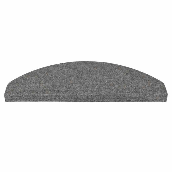 Selbstklebende Stufenmatten Grau, 10er-Set