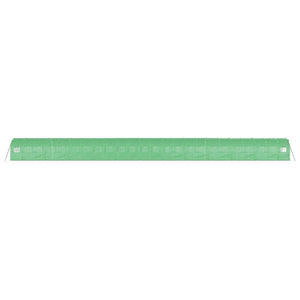 vidaXL Serre avec cadre en acier Vert 48 m² 24x2x2 m