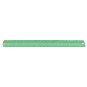 Serre de jardin avec cadre en acier vidaXL Vert 72 m² 24x3x2 m
