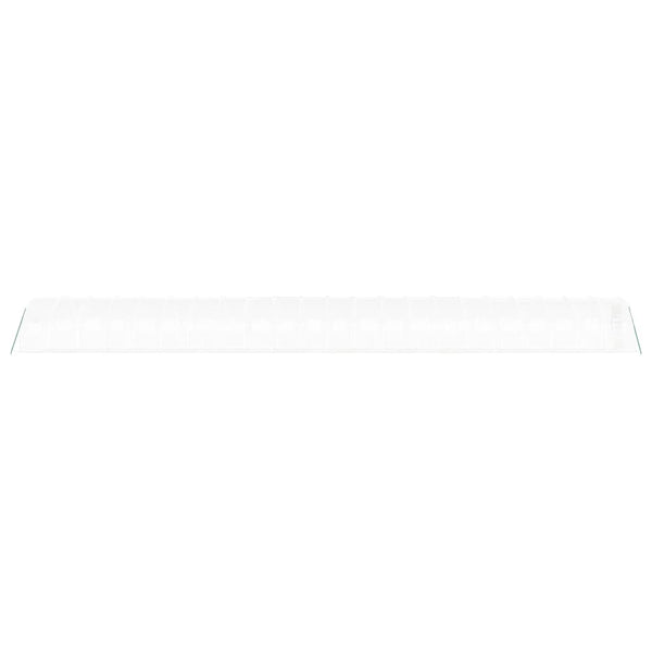 Serre vidaXL avec cadre en acier Blanc 66 m² 22x3x2 m
