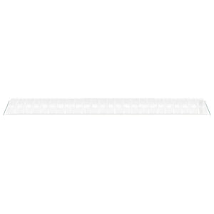 vidaXL Serre avec cadre en acier Blanc 96 m² 24x4x2 m