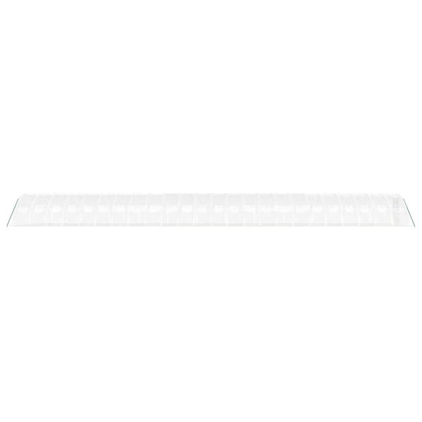 vidaXL Serre avec cadre en acier Blanc 96 m² 24x4x2 m