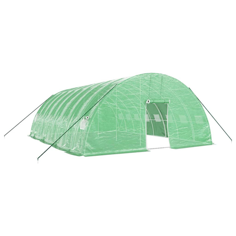 Großes Gewächshaus 8x6 m mit Stahlrahmen