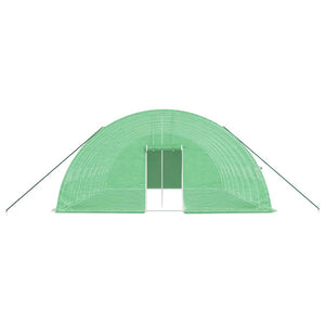 Großes Gewächshaus 8x6 m mit Stahlrahmen