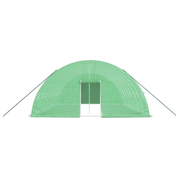 Großes Gewächshaus 8x6 m mit Stahlrahmen