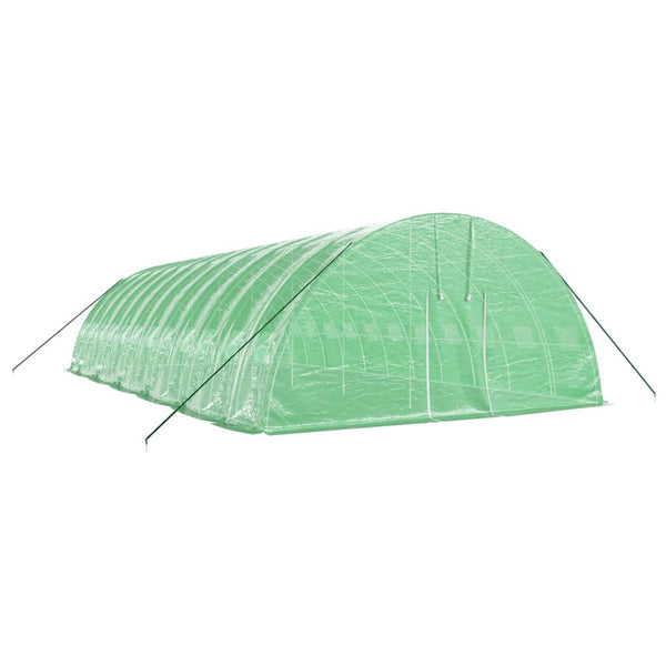 Großes Gewächshaus 12x6m mit Stahlrahmen