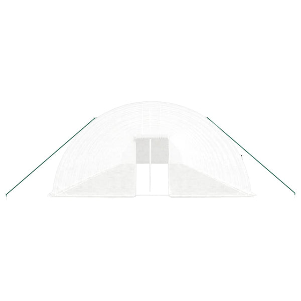 Großes Gewächshaus 132m² mit Stahlrahmen