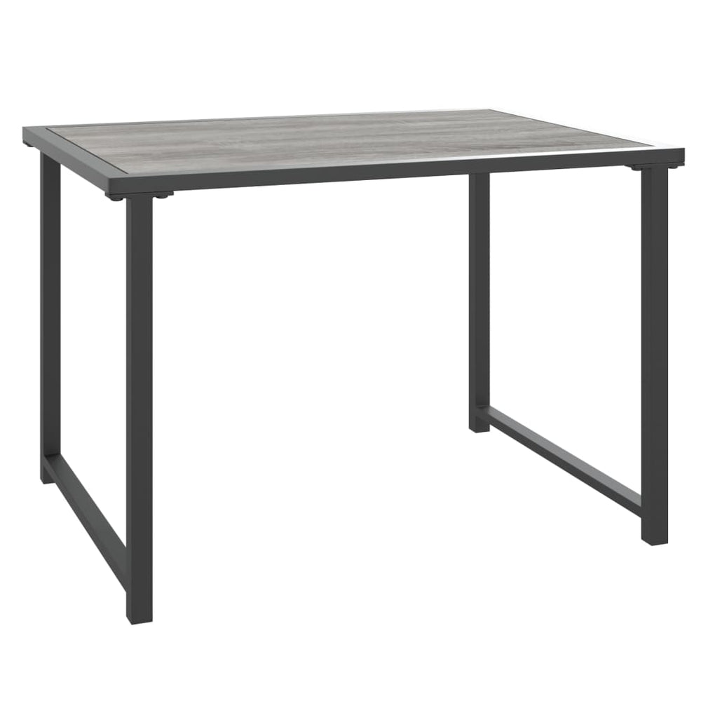 Anthrazit Gartentisch Stahl 55x40x37 cm