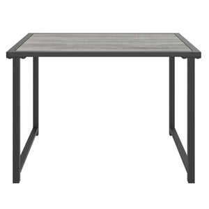 Anthrazit Gartentisch Stahl 55x40x37 cm