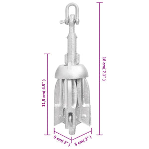 0.7 kg Klappanker mit Seil