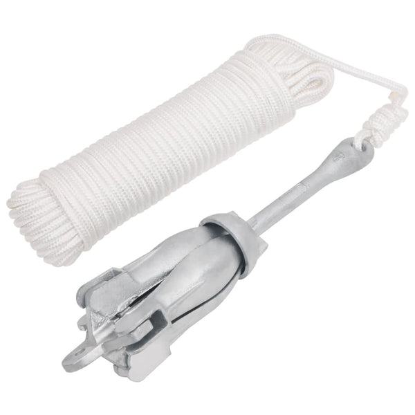 4 kg Klappanker mit Seil