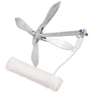 10 kg Klappanker mit Seil