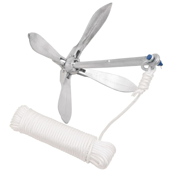 10 kg Klappanker mit Seil