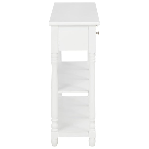 Weißer Konsolentisch 110cm mit Schubladen