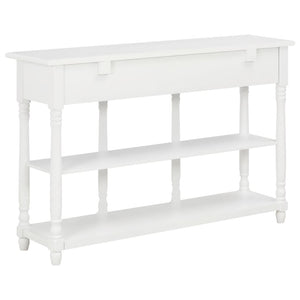 Weißer Konsolentisch 110cm mit Schubladen