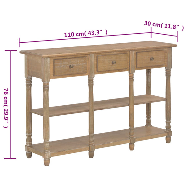 Konsolentisch Holzwerkstoff 110 cm