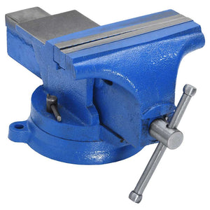 Schraubstock Blau 150 mm Gusseisen
