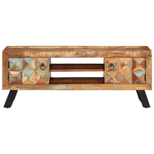 TV-Schrank Altholz Massiv 112 cm