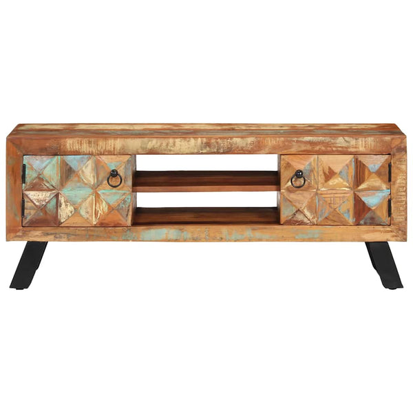 TV-Schrank Altholz Massiv 112 cm