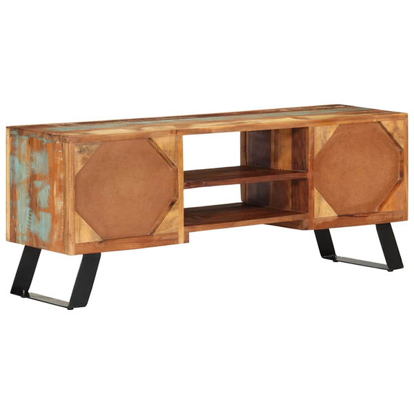TV-Schrank Altholz Massiv 112 cm