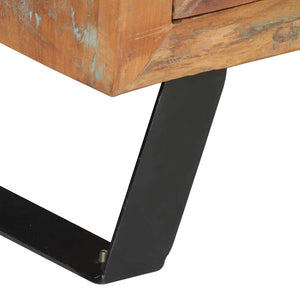 TV-Schrank Altholz Massiv 112 cm