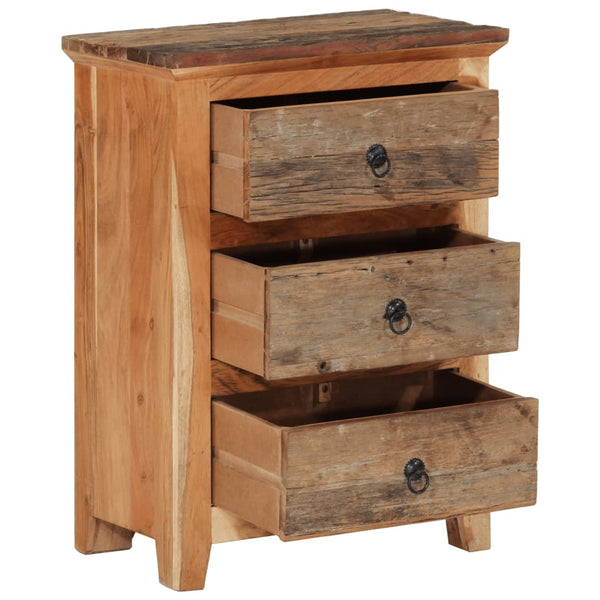 Akazie Beistellschrank Massivholz 55x75 cm