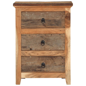 Akazie Beistellschrank Massivholz 55x75 cm