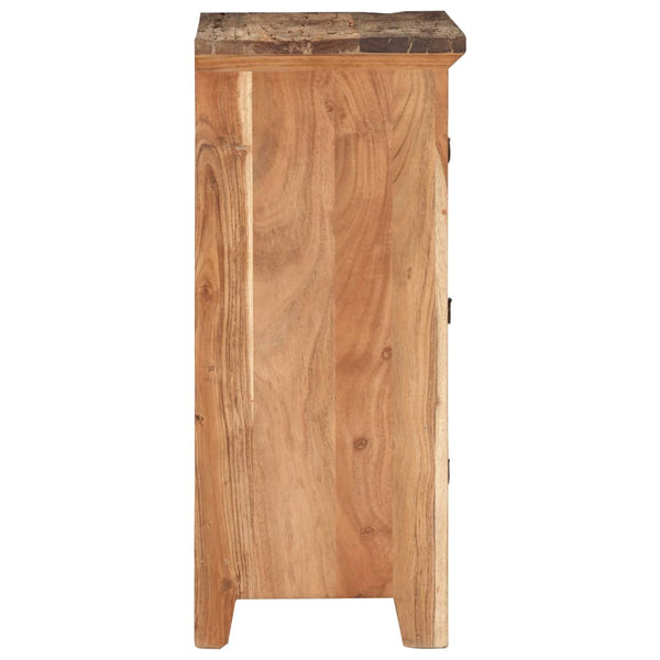Akazie Beistellschrank Massivholz 55x75 cm