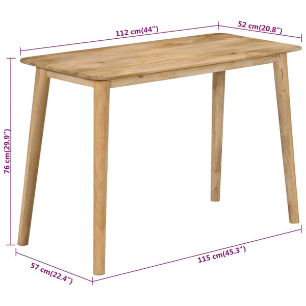 Massivholz Esstisch Mango 112x52 cm