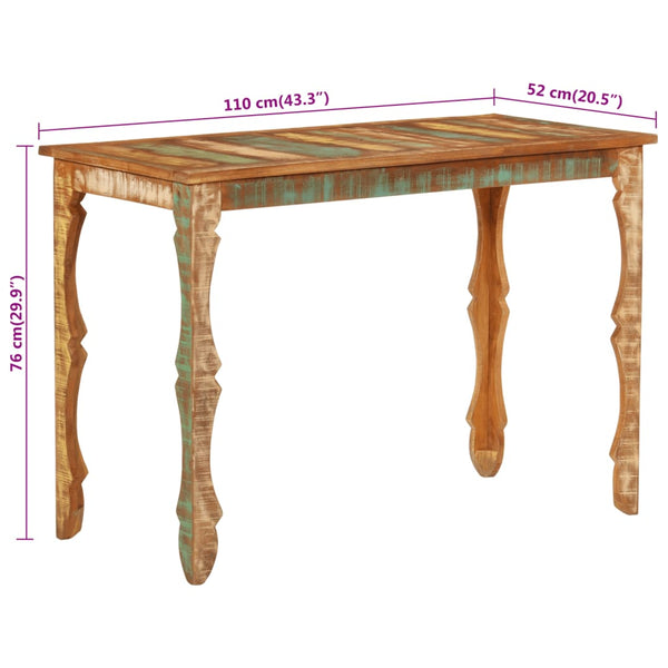 Esstisch Altholz Massivholz 110 cm