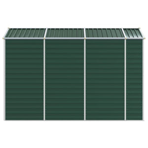 Grünes Gartenhaus aus verzinktem Stahl, 191x300x198 cm