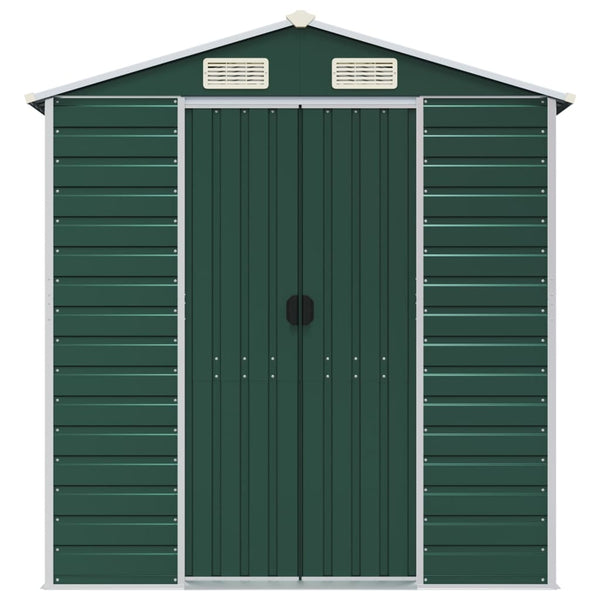 Gerätehaus Grün 191x555x198 cm
