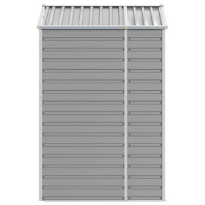 vidaXL Abri de jardin Gris clair 191x130x198 cm Acier galvanisé