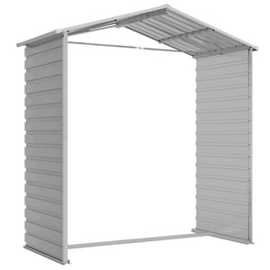 vidaXL Abri de jardin Gris clair 191x130x198 cm Acier galvanisé
