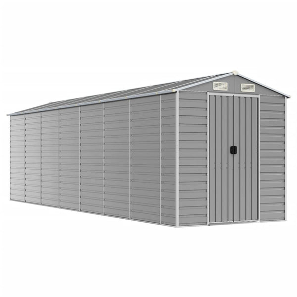 Gartenhaus Hellgrau Stahl 191x640x198cm