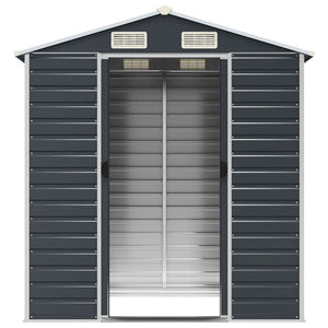 Gerätehaus Anthrazit 191x130x198 cm Stahl