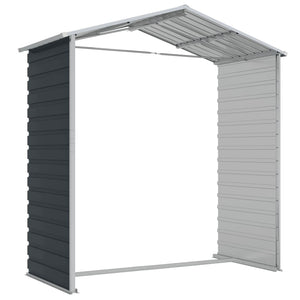 Gerätehaus Anthrazit 191x130x198 cm Stahl