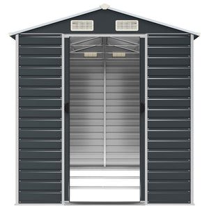 Gerätehaus Anthrazit 191x300x198 cm Stahl