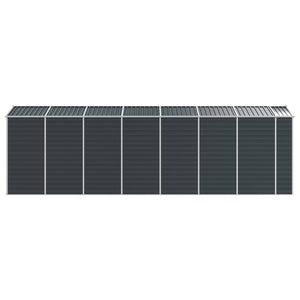 vidaXL Abri de jardin anthracite 191x640x198 cm acier galvanisé