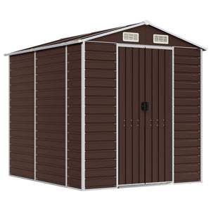 Gartenschuppen Braun 191x215x198cm Stahl