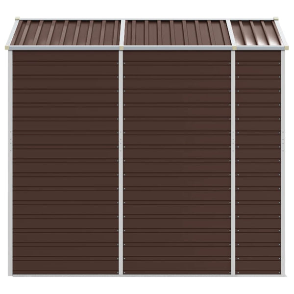 Gartenschuppen Braun 191x215x198cm Stahl