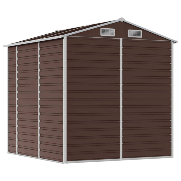 Gartenschuppen Braun 191x215x198cm Stahl