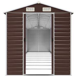 Gerätehaus Braun Verzinkter Stahl 191x895x198cm